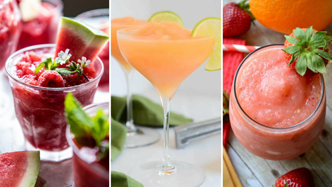 Blanda en svalkande frozen sangria i sommar!