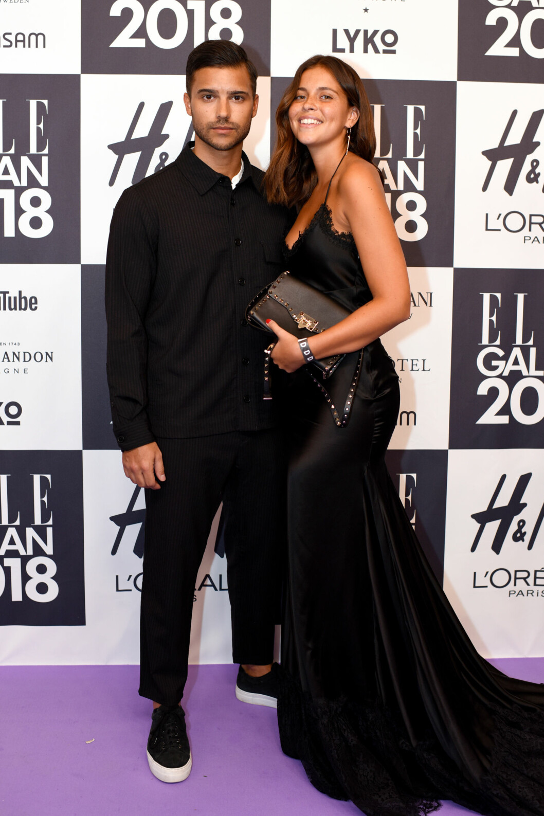 Nicole Falciani med Eric Saade 