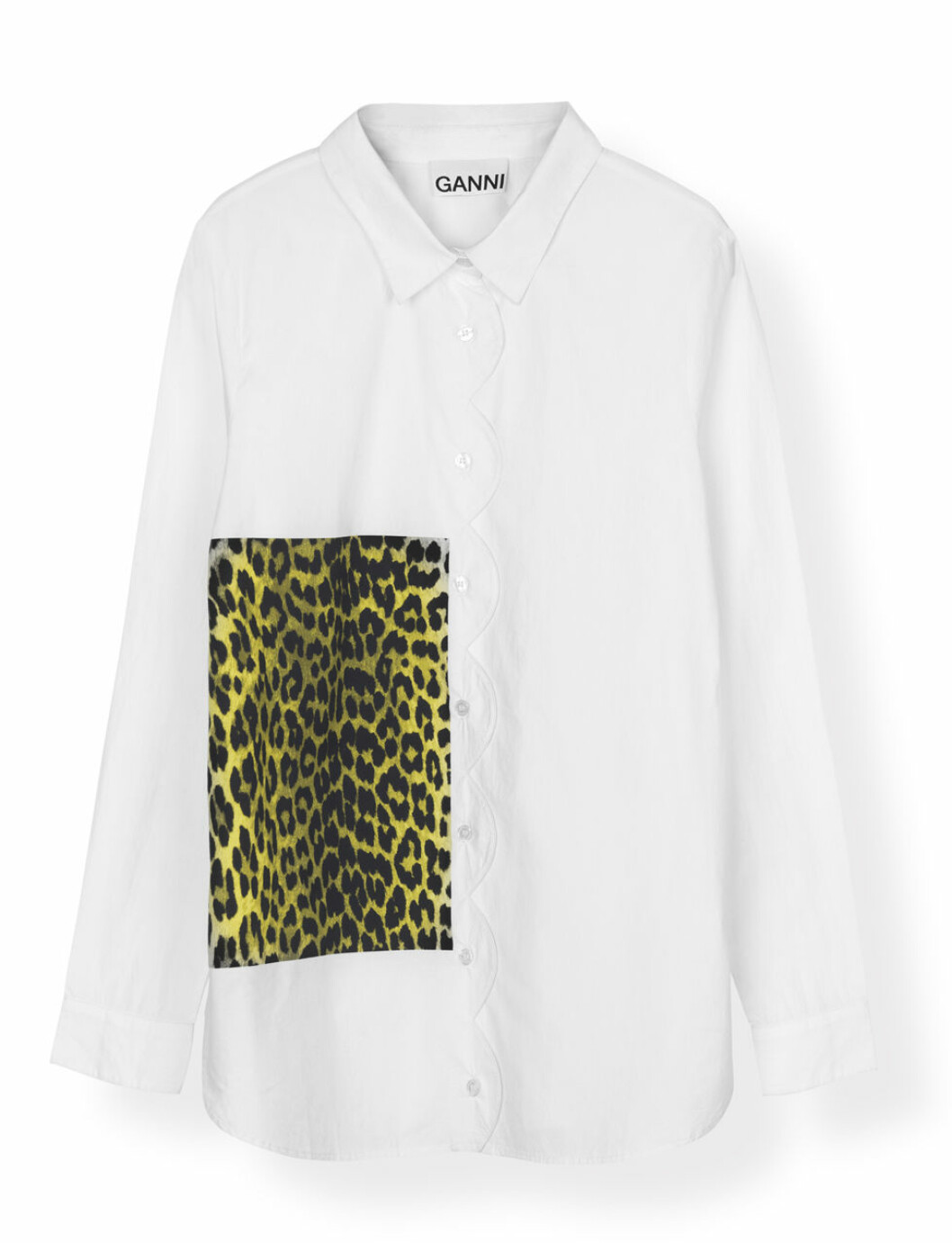 Ganni Stockholm capsule kollektion vit skjorta 