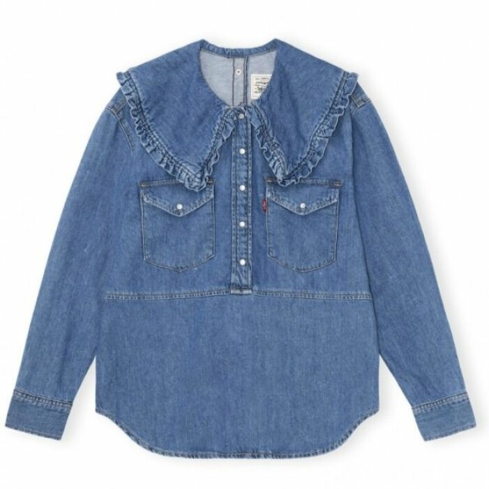 Blus Ganni x Levi's