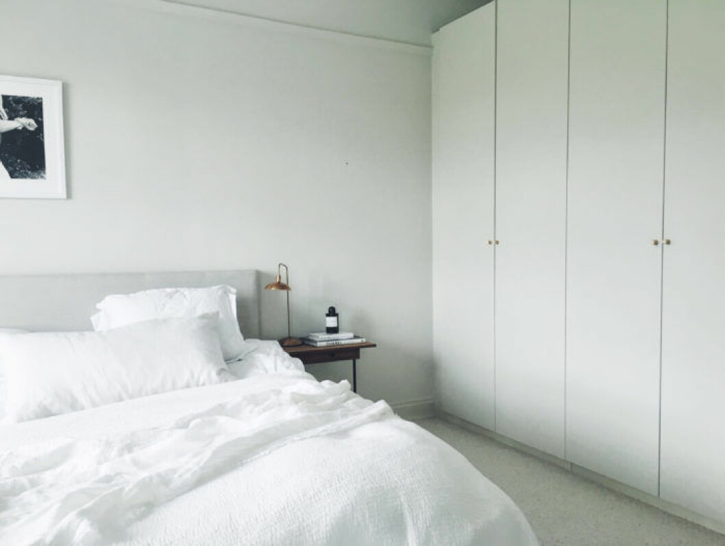Foto: Hanna Wessman Omgjord garderob med Ikea-lösning
