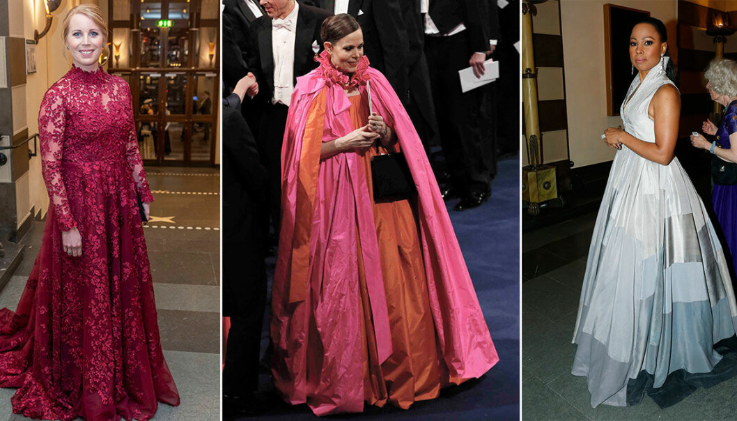 Gästerna på Nobelfesten – och klänningarna de valde