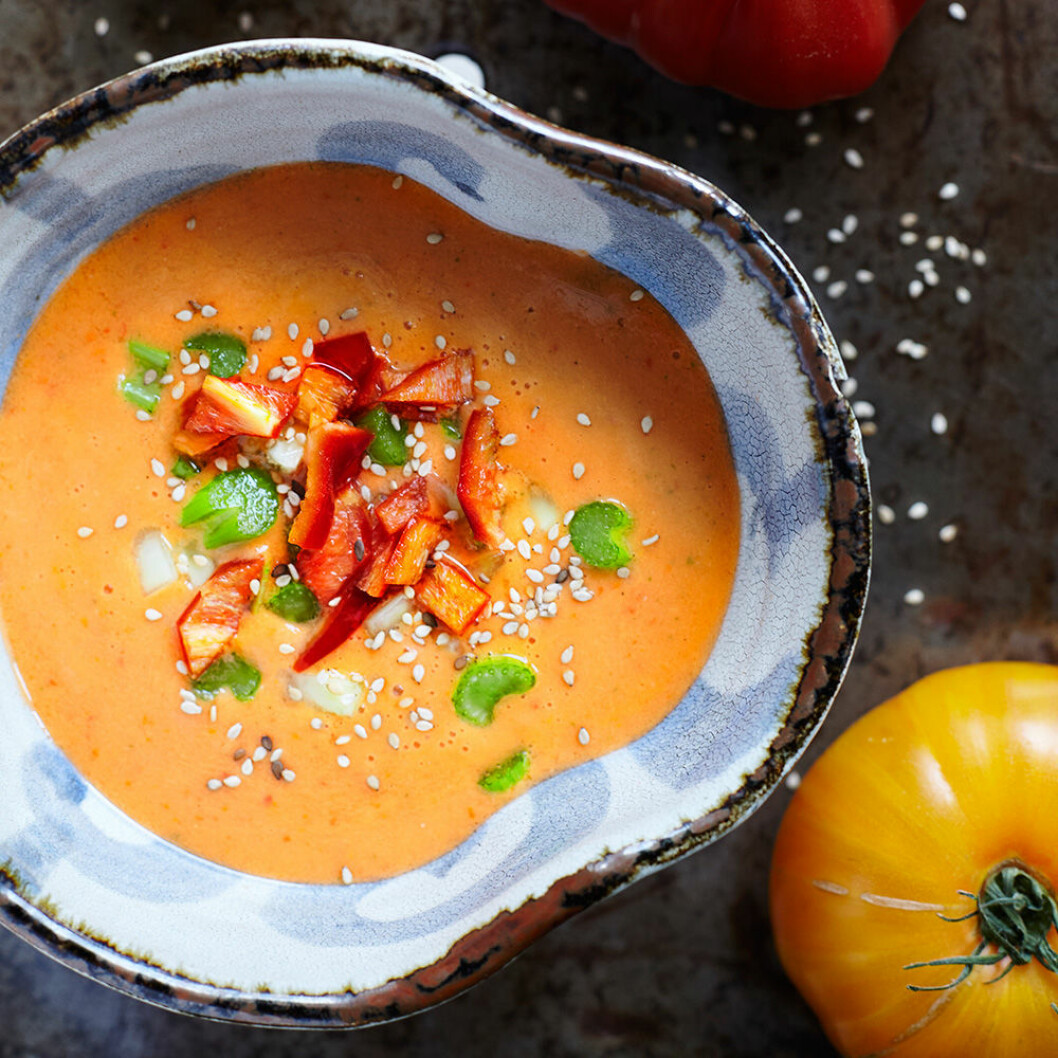Gazpacho – kall tomatsoppa.