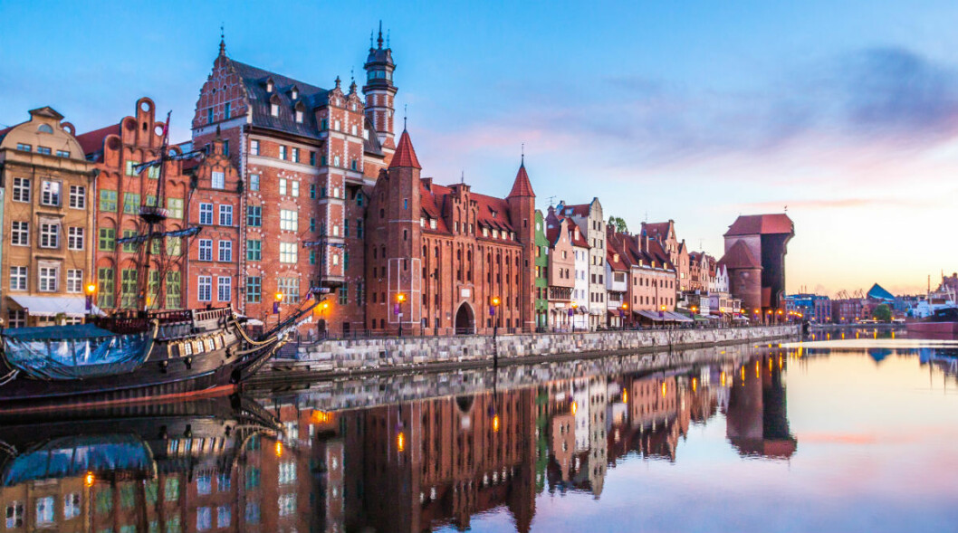 Åk till Gdansk i Polen. Åk till Gdansk i Polen på smekmånad.