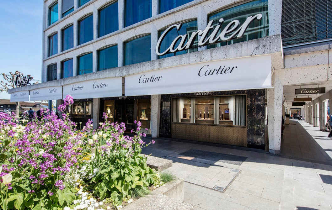 Cartier. Cartierbutiken i Genève