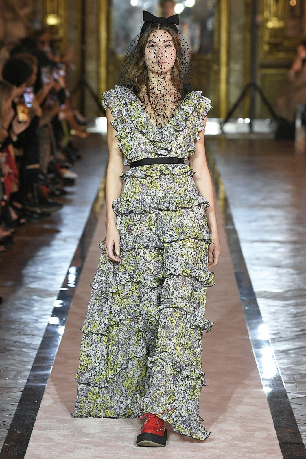 Blommig långklänning Giambattista Valli x H&M.