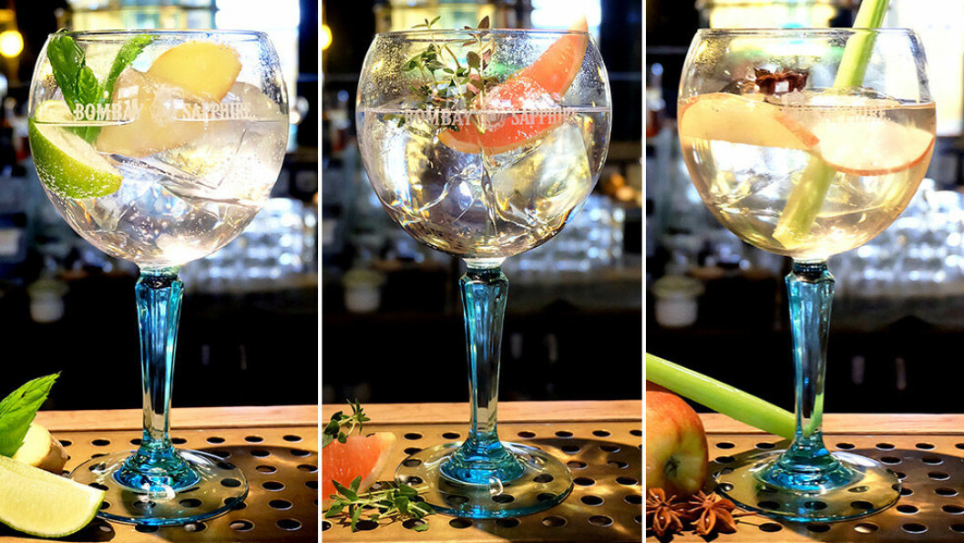 Gin & Tonic Oriental Express, Spring Thyme och The Harvest. Gin & Tonic Oriental Express, Spring Thyme och The Harvest.