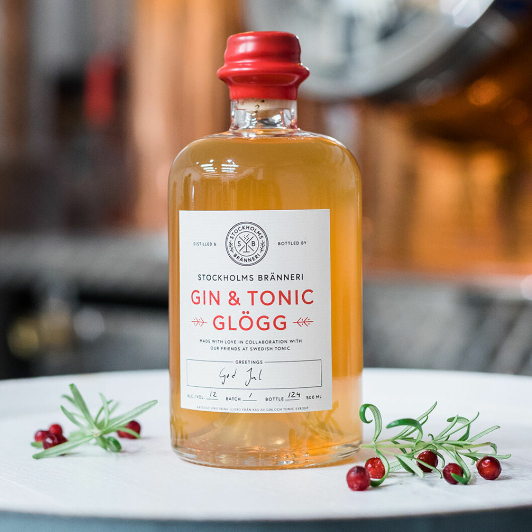 Gin & Tonic-glöggen kostar 150 kronor för 50 cl.