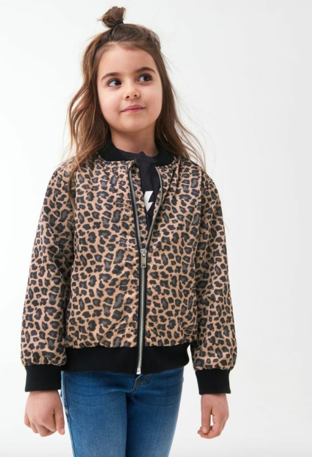 Gina tricot mini leopardmönstrad jacka