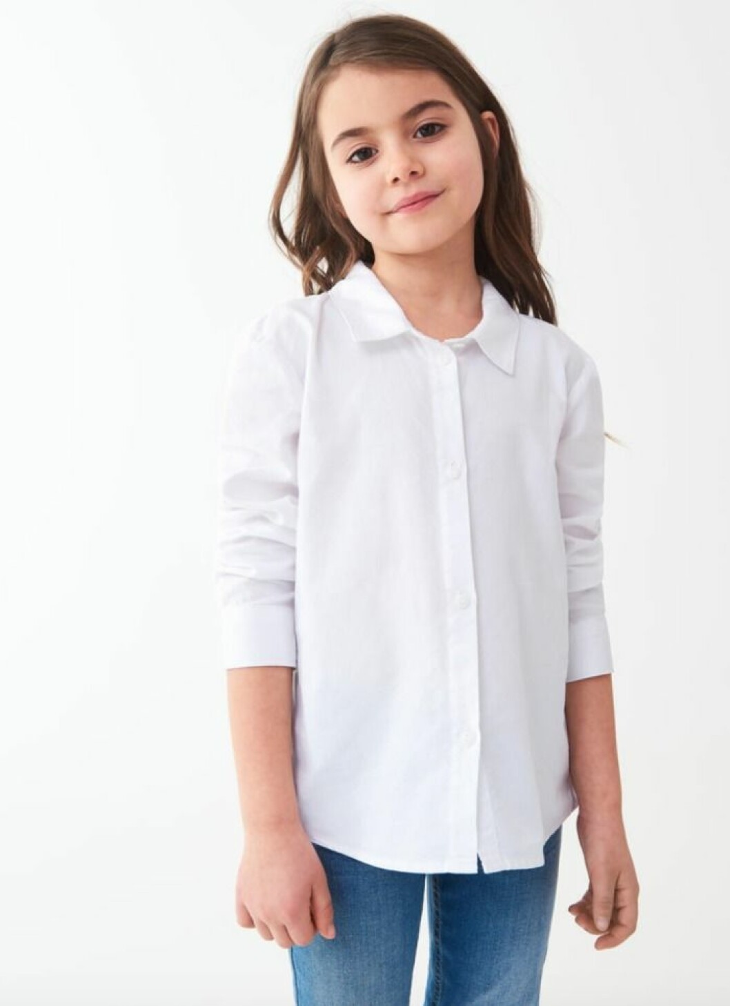 Gina tricot mini vit skjorta