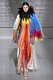 Givenchy Haute Couture SS19, färgsprakande klänning med fransar.
