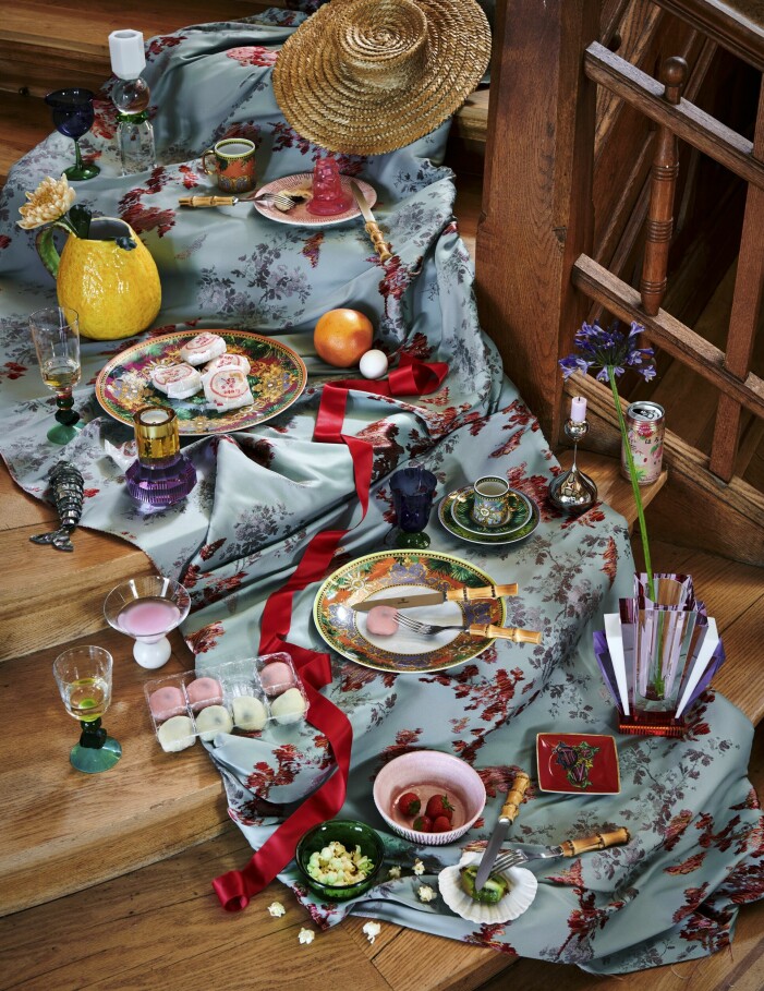 Glada 20-talet fest picknick