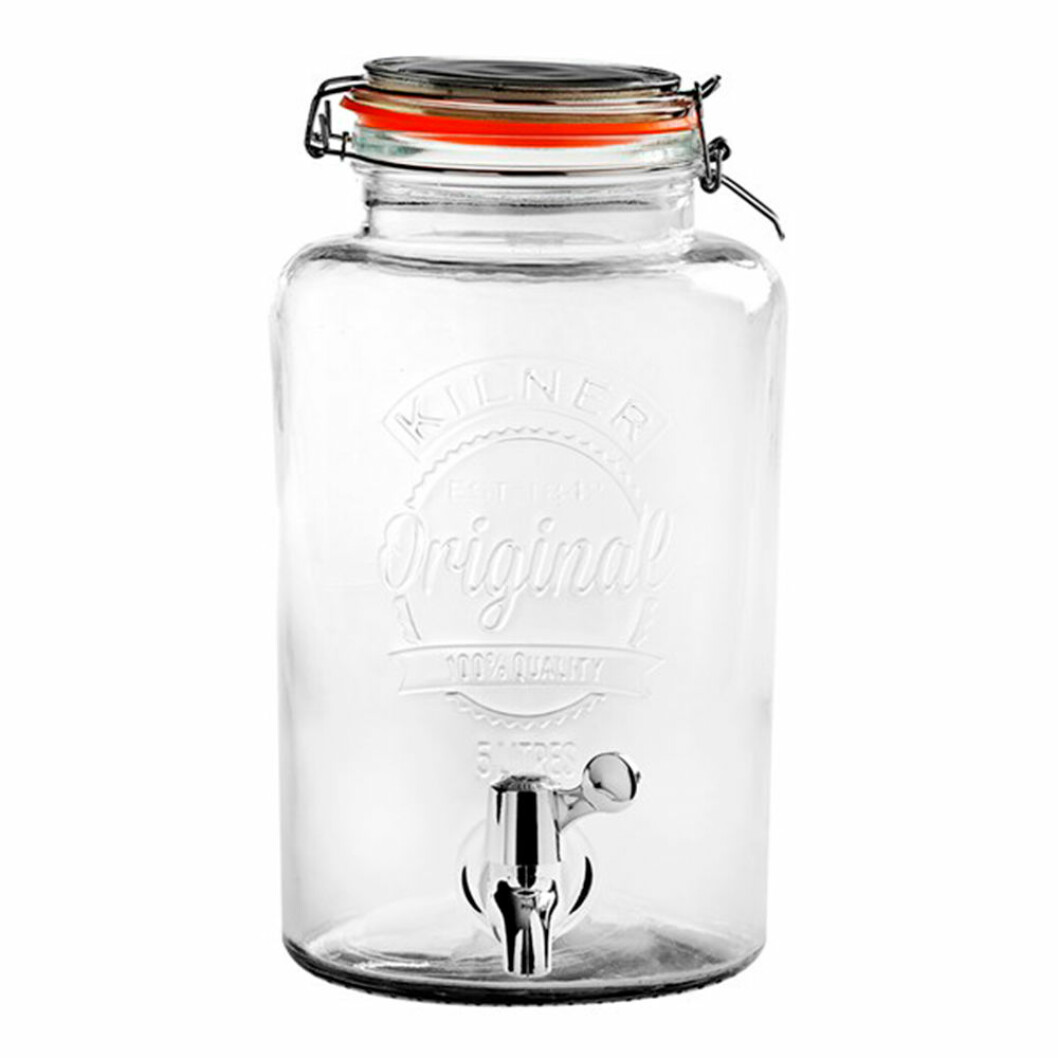 Glasburk med tappkran från Cervera