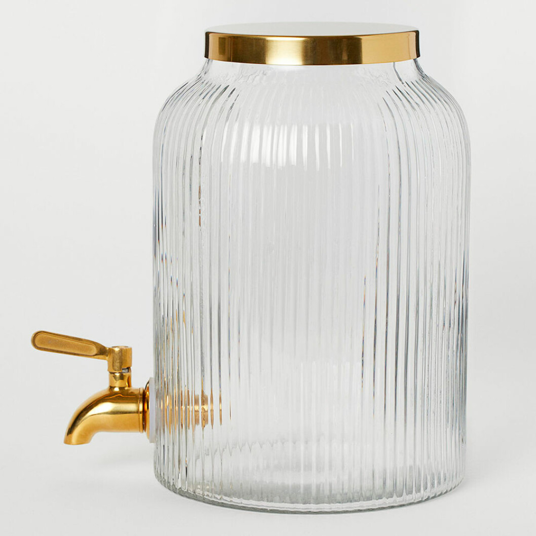 Glasburk med tappkran från H&M Home