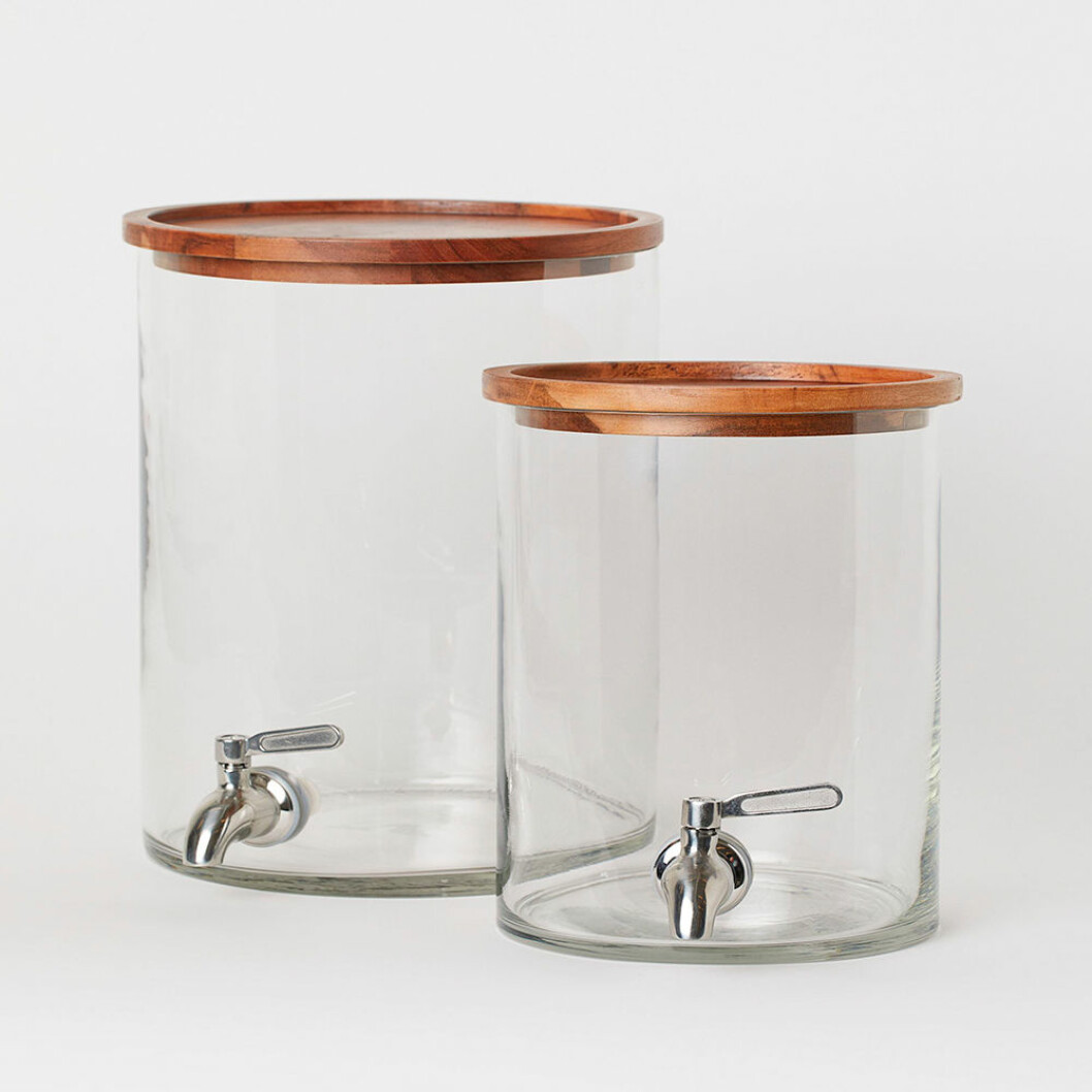 Glasburk med tappkran från H&M Home