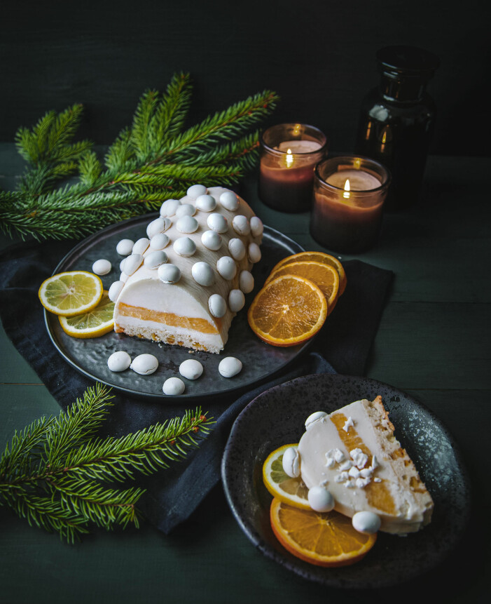 _ Recept på glasstubbe med citrus och maränger