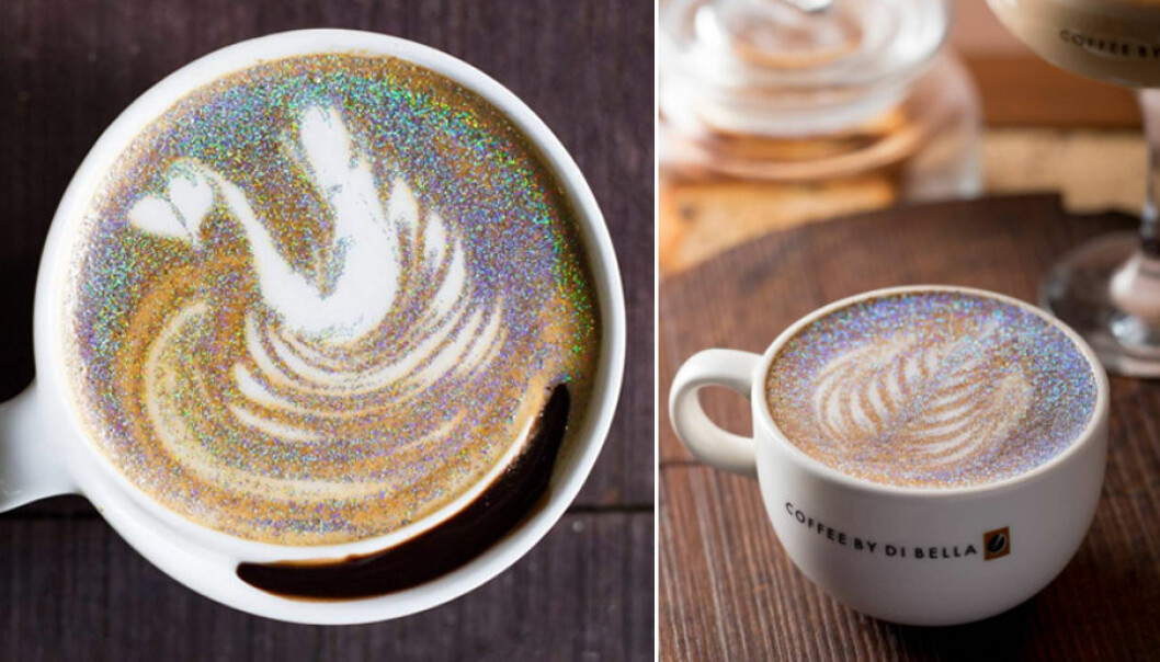 Kaffe med glitter – sätt guldkant på fikastunden!