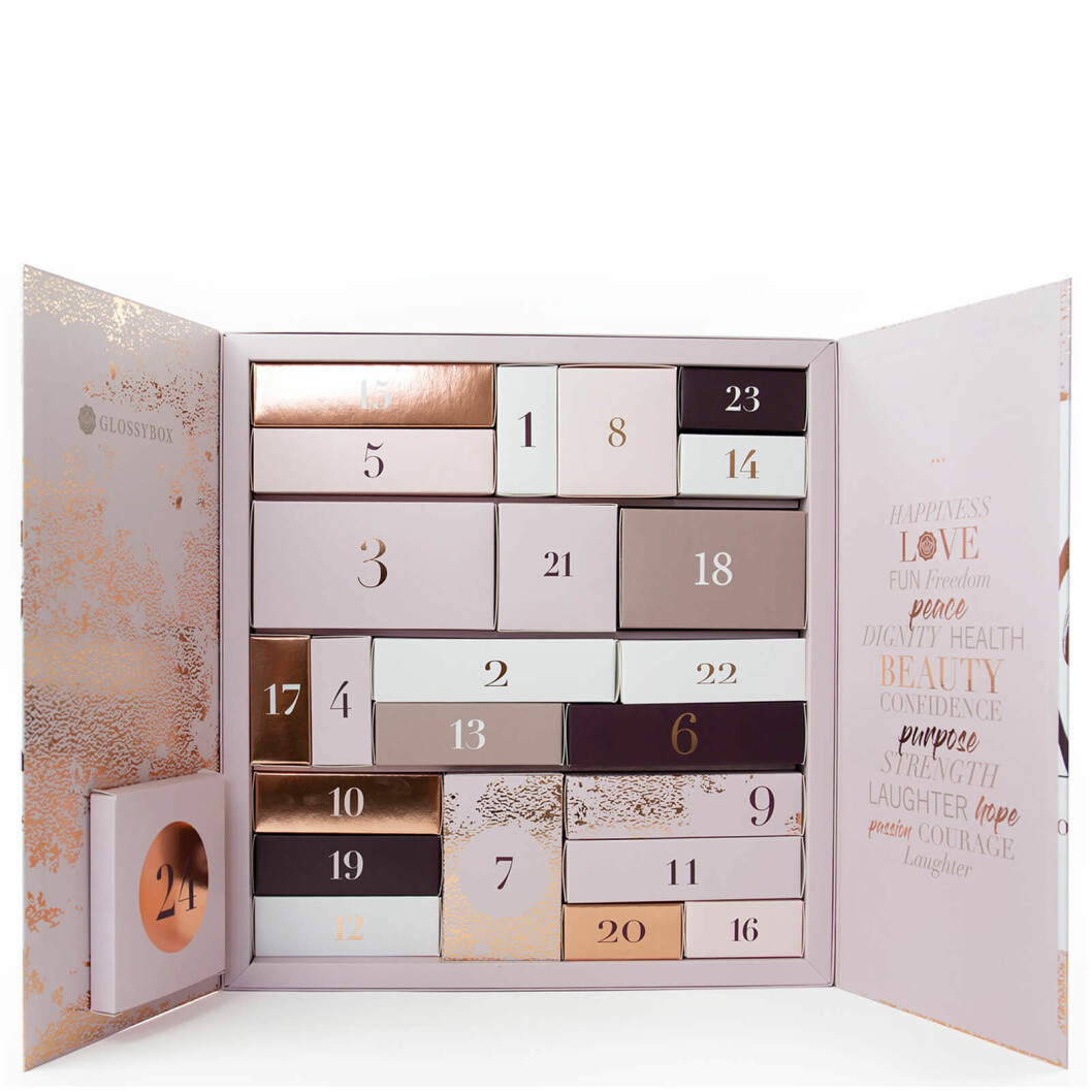 Glossybox, Adventskalender All I want.