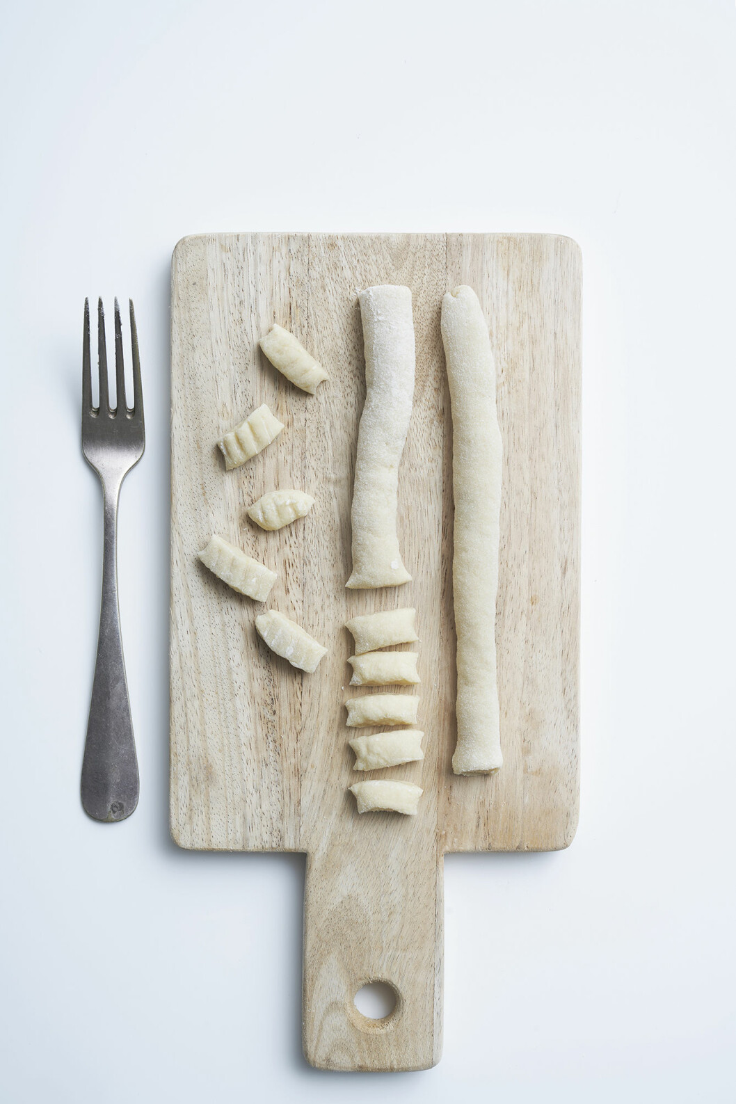 Gnocchi med skogschampinjoner, rödlök och hasselnötter, steg 2