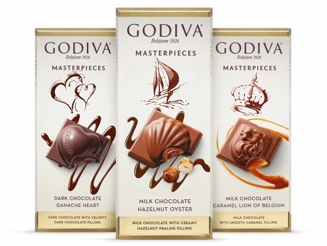 Belgisk choklad från Godiva. Belgisk choklad från Godiva.