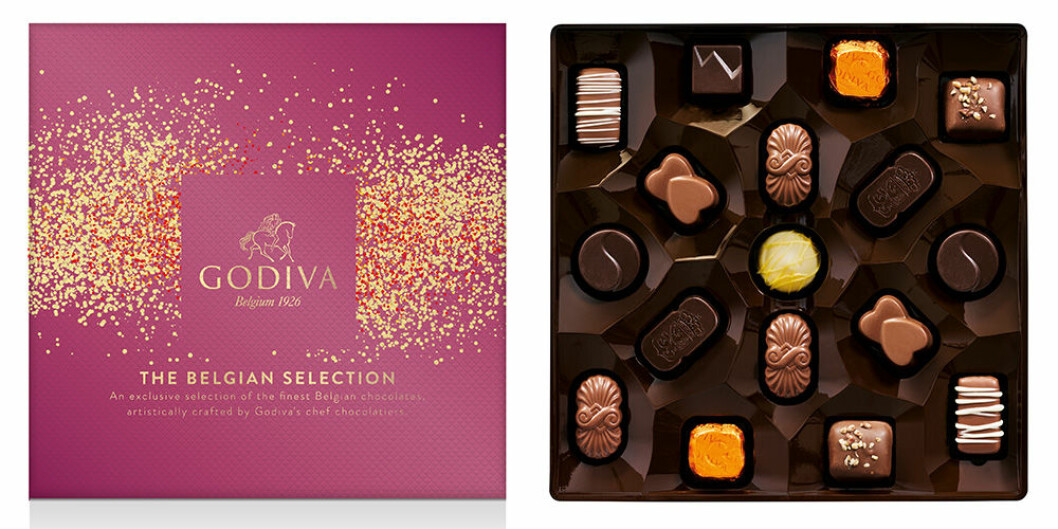 Belgisk chokladask från Godiva. Belgisk chokladask från Godiva.