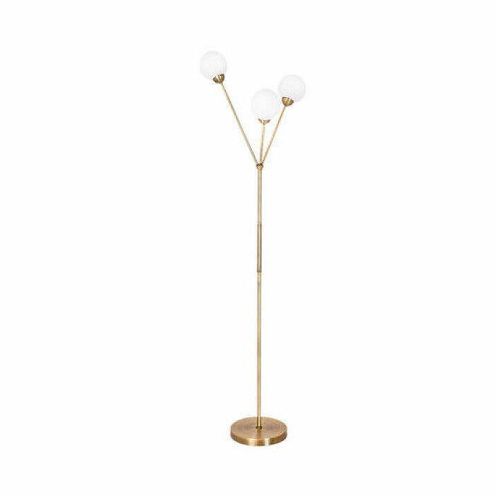 golvlampa i mässing från by rydens