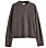 grå stickad cashmere tröja med lång ärm och rundad halsrining från H&amp;M