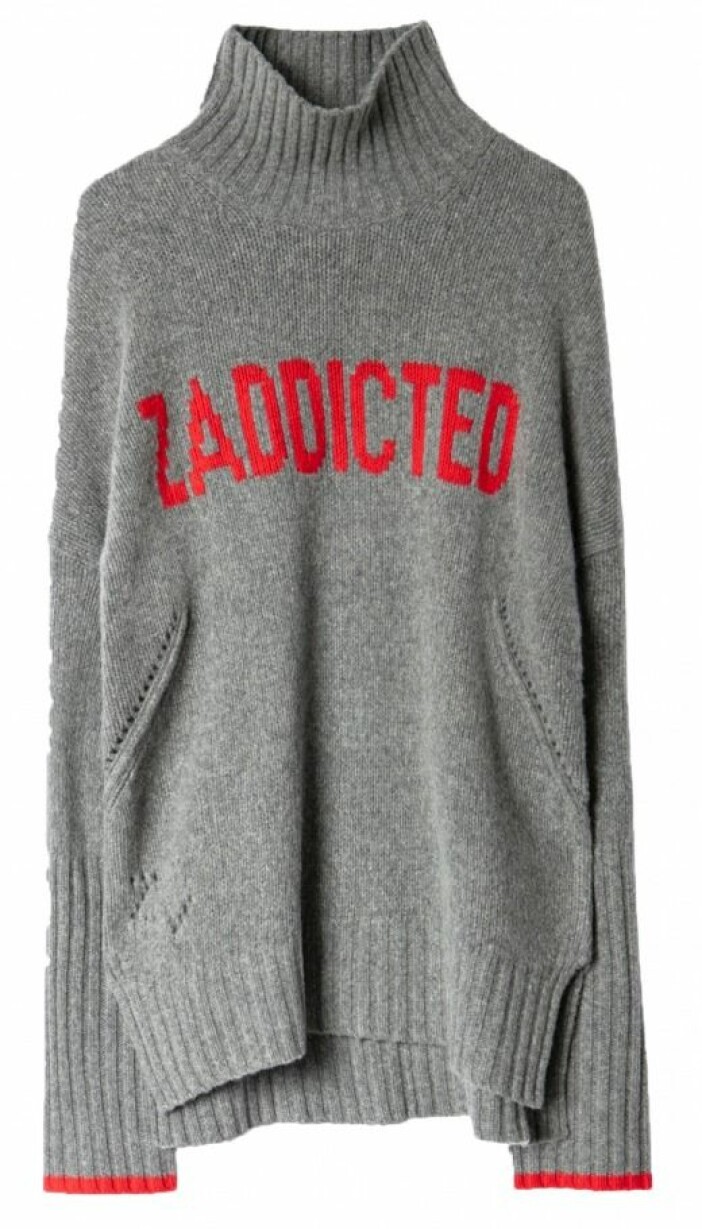 grå tröja från Zadig & voltaire