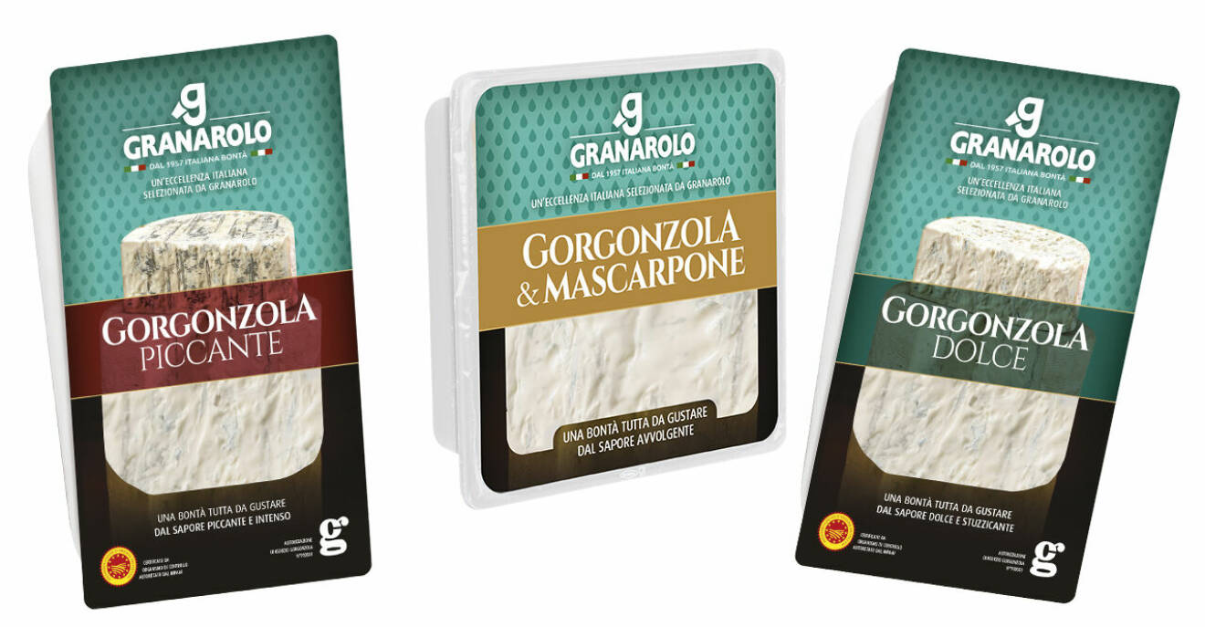 Granarolo presenterar tre sorters gorgonzola – passande i pasta, pizza och som den är
