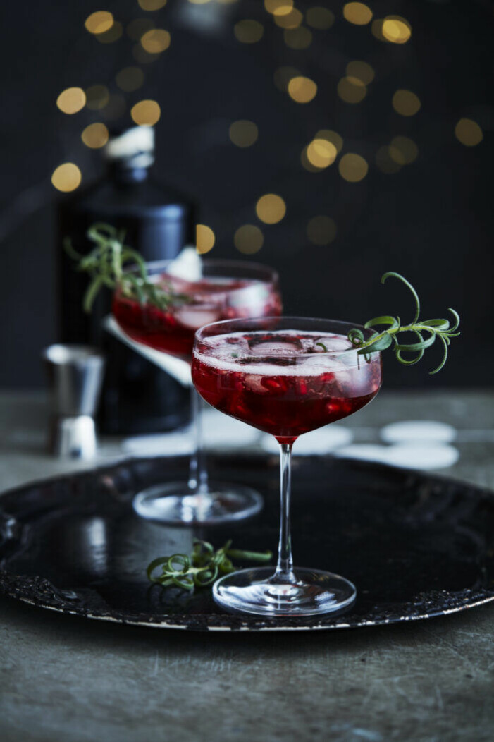 Recept på alkoholfri granatäppelfizz