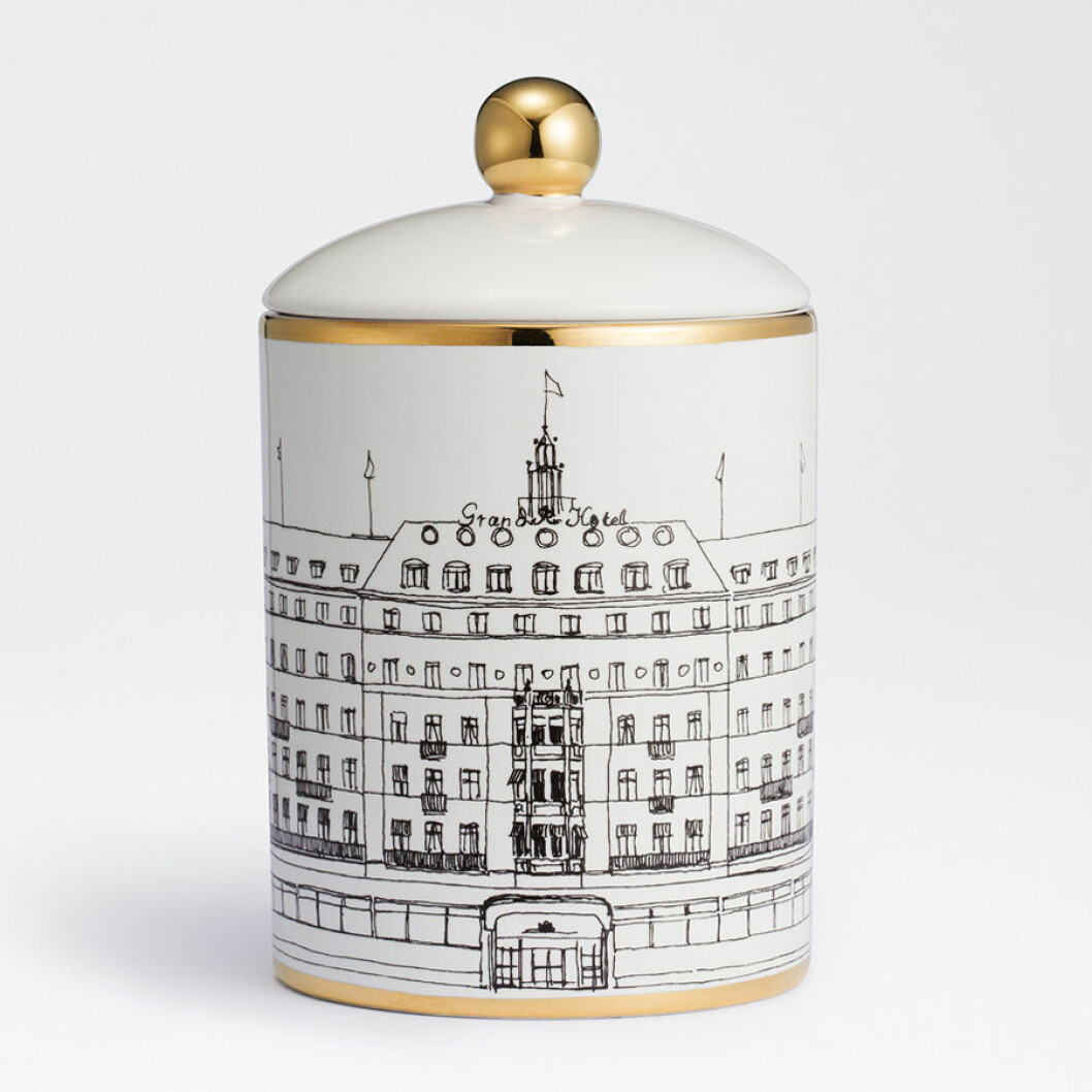 Grand Hôtels doftljus kostar 595 kr. Grand Hôtels doftljus kostar 595 kr.