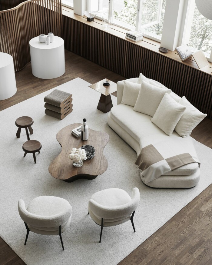 Vacker och välbalanserad minimalism i PR-byrån Grand Relations ateljé i Stockholm, med koncept av Louise Liljencrantz. Foto: Kristofer Johnsson Grand relations ateljé i stockholm i skandinavisk stil