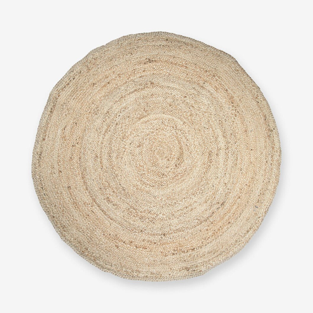 rund jutematta från granit