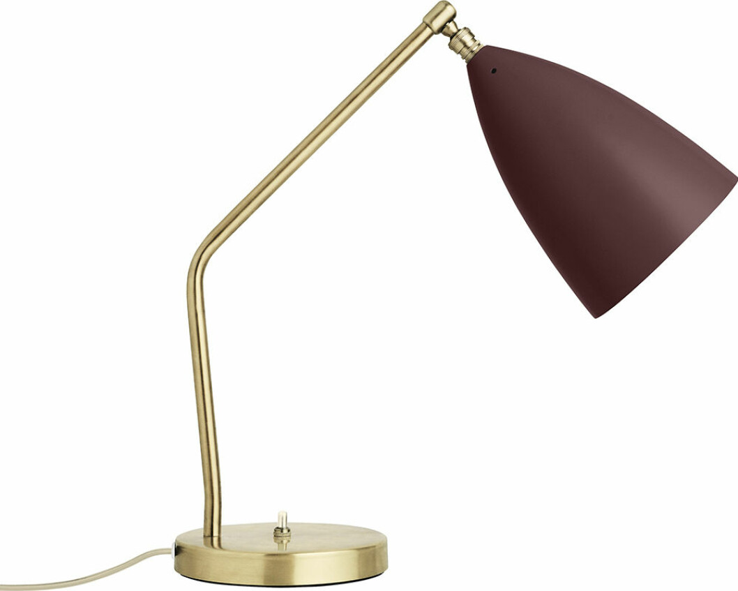 gräshoppa bordslampa från gubi