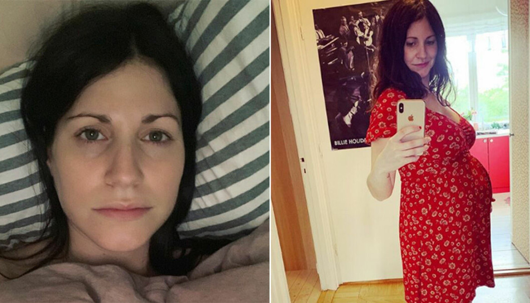 Nour El Refai om den svåra graviditeten: "Hela livet på paus"