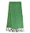 grön halsduk med fransar från arket