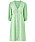 grön V-ringad klänning med knappar till sommaren 2021