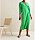 grön klänning med knytning lindex