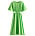 grön klänning cut out