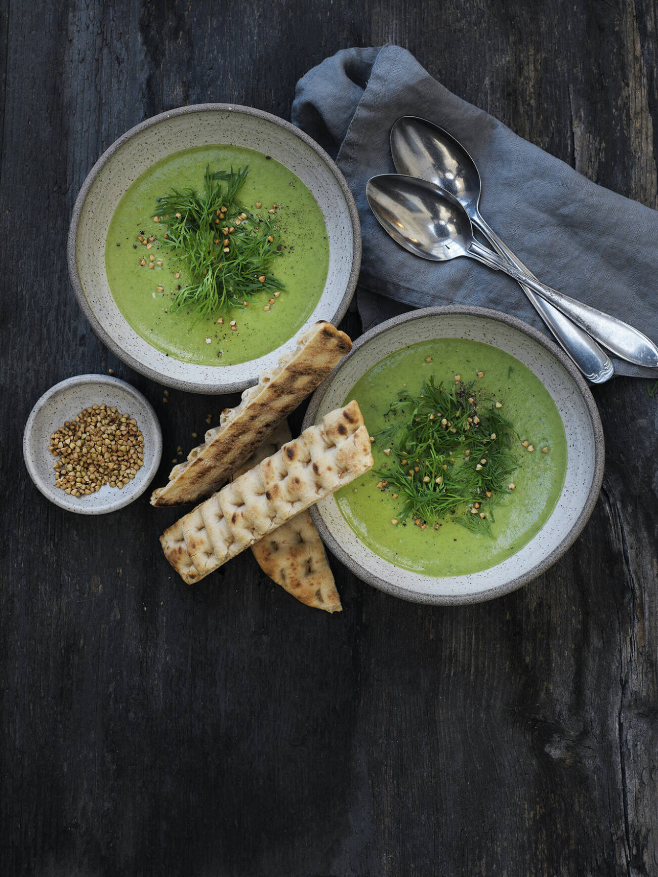 Satsa på en god grön soppa med dill och tryffel