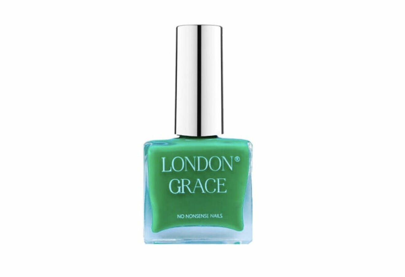 Grönt nagellack från London Grace