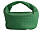 grön flätad väska