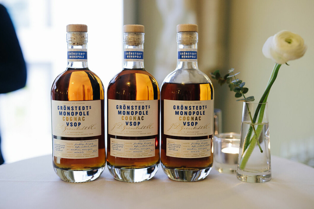 Cognac från Grönstedts.