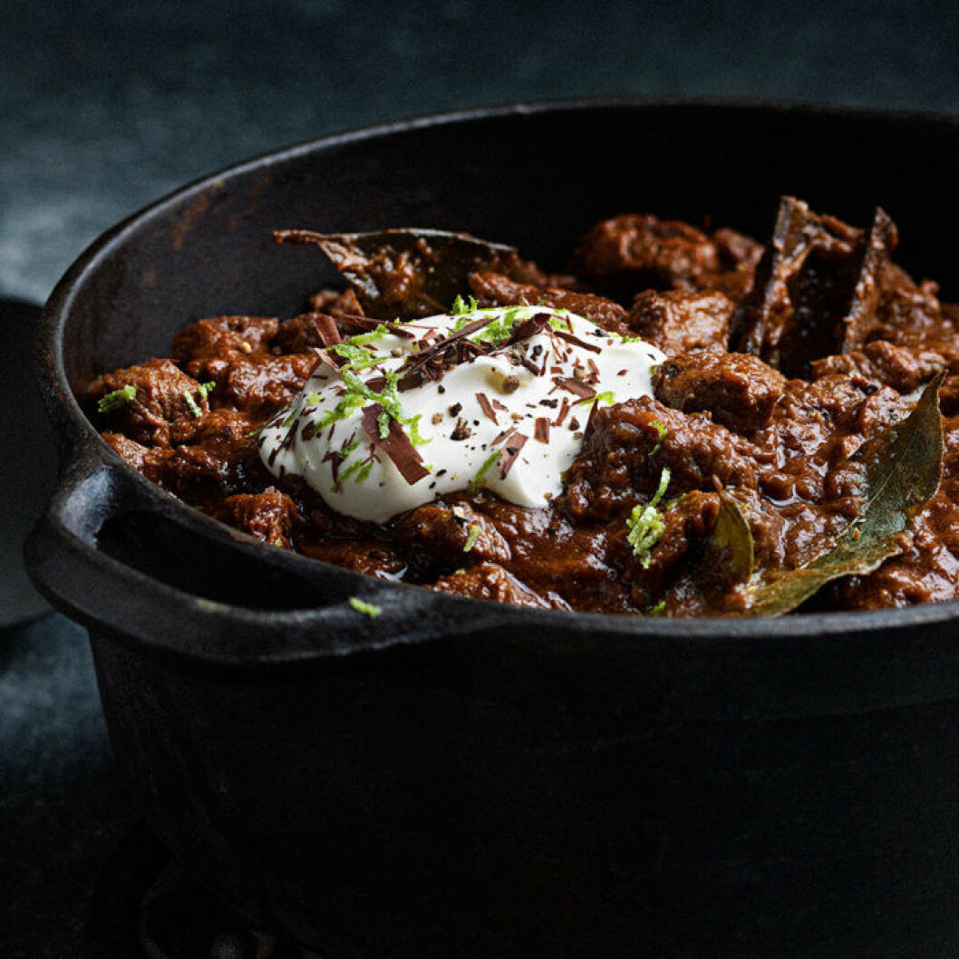 Långkokt chili på högrev. Långkokt chili på högrev.