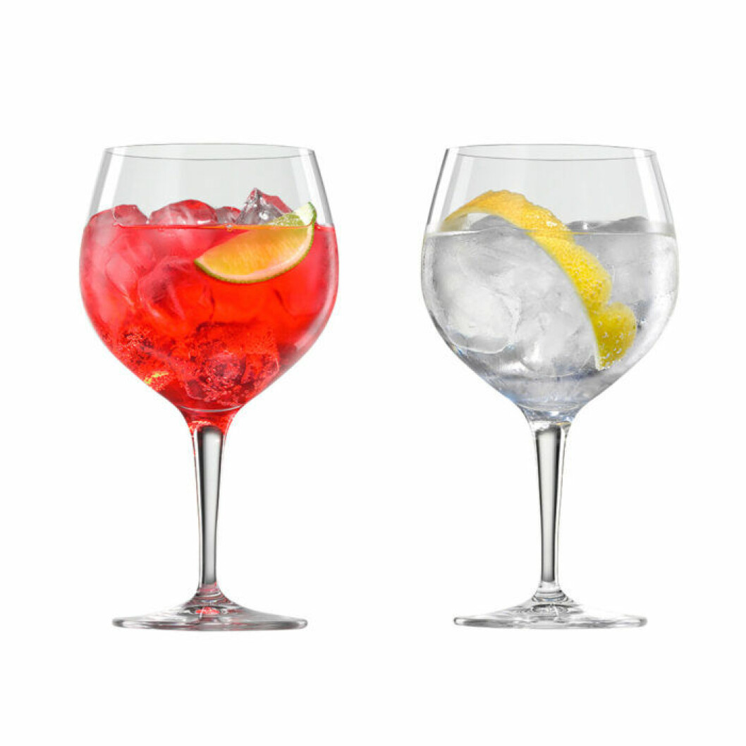 GT och aperolglas från Spiegelau