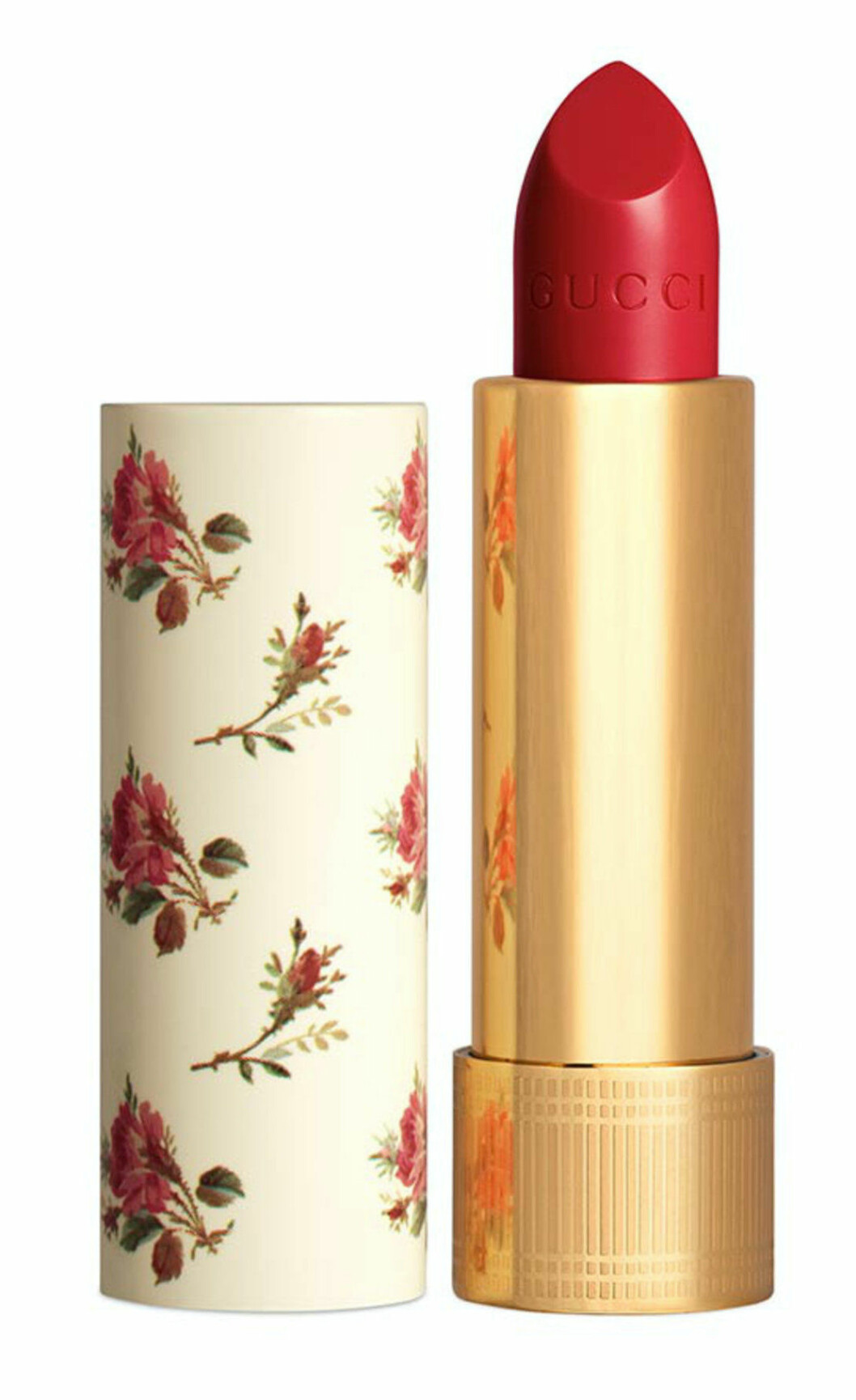 Romantiskt läppstift i rött från Gucci beauty med bedårande vackert etui.