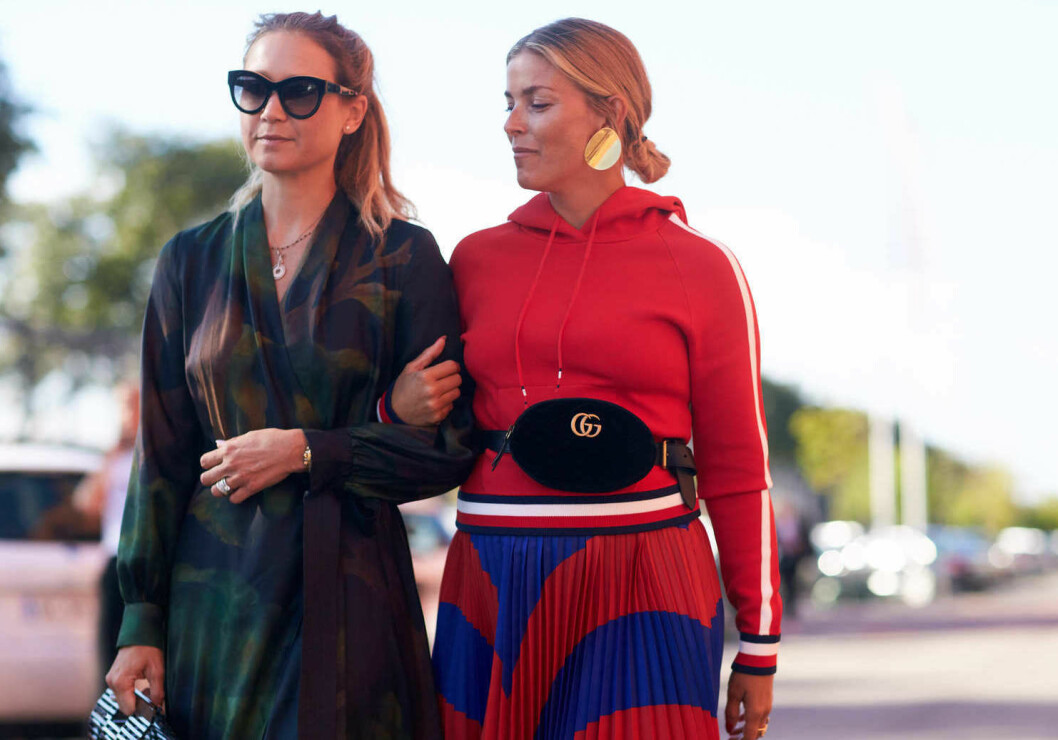 Guccis lilla pralin till magväska. Gucci magväska