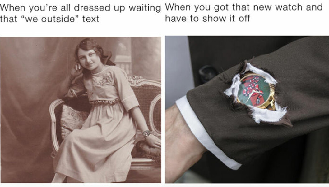 Gucci visar upp sina nya klockor med roliga memes