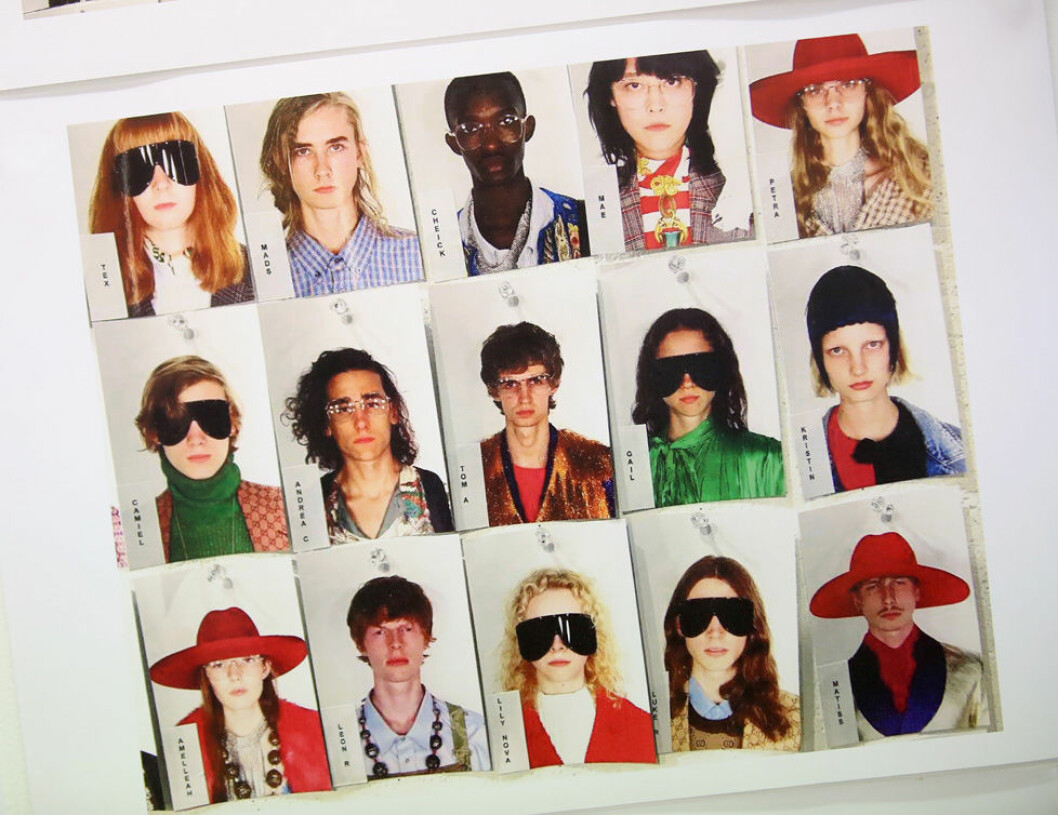 Backstageinspiration. Mycket av Guccis attraktionskraft är den mixade castingen och att man lyfter olika sorters stilar. Gucci show paris ss-19