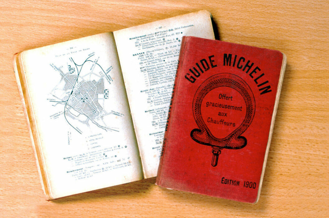 Den första upplagan av Guide Michelin lanserades 1900.